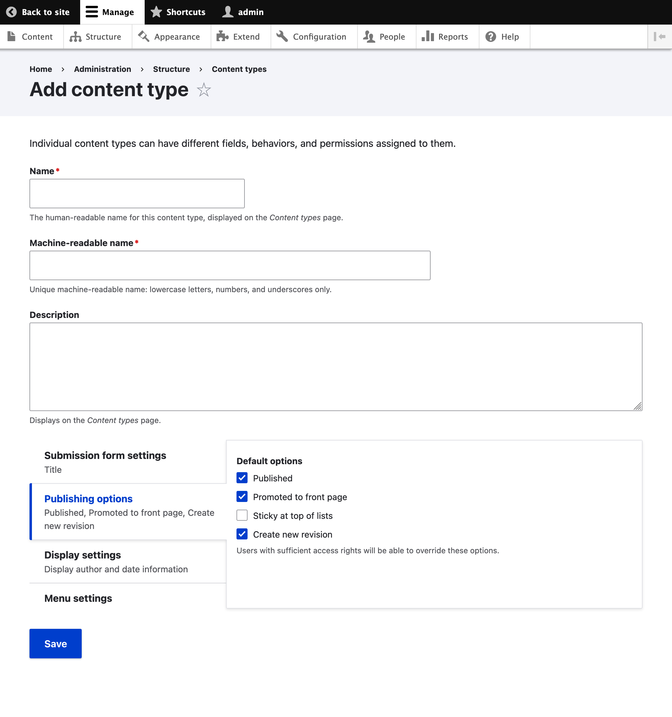 Add Content Type