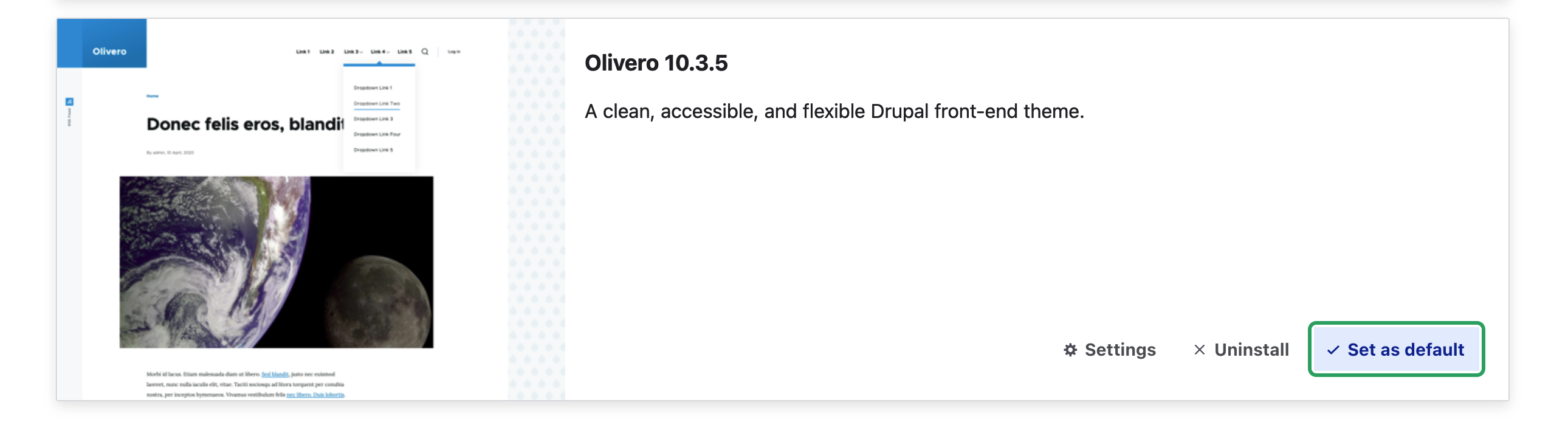 Change Default Theme